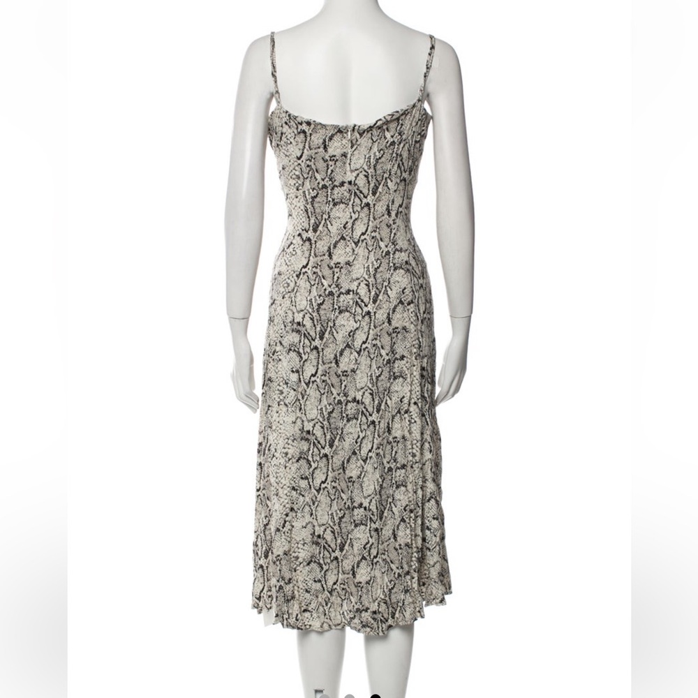 Reformation Snake Print Spaghetti Strap Dress - image 6
